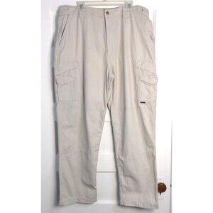 Tru Spec Tactical Pants Mn 40x32 Ivory Cargo Canvas Relaxed Work Utility Outdoor